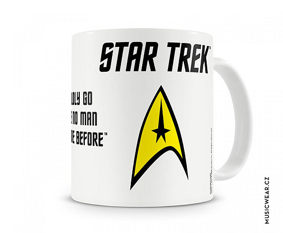 Star Trek keramický hrnek 250ml, Star Trek Boldly