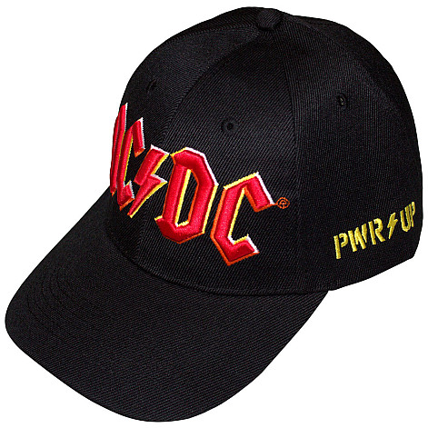 AC/DC kšiltovka, PWR-UP & Logo Black, unisex