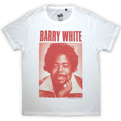 Barry White tričko, Box Photo White, pánské