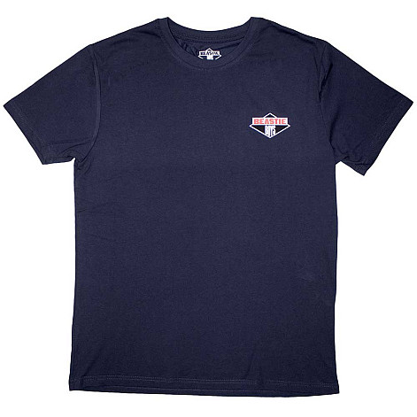 Beastie Boys tričko, Mini Diamond Logo Navy Blue, pánské