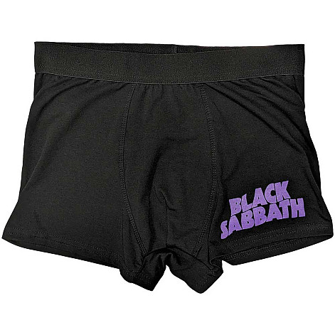 Black Sabbath boxerky CO+EA, Wavy Logo Black, pánské