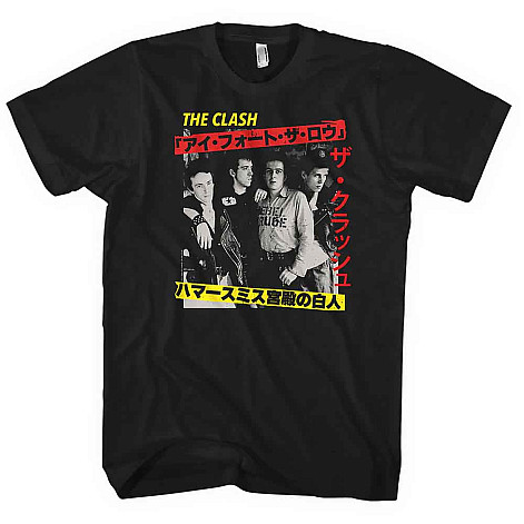 The Clash tričko, Kanji Black, pánské