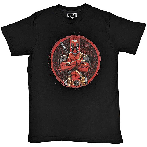 Deadpool tričko, Deadpool Arms Crossed Black, pánské