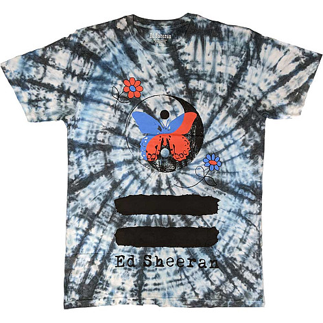 Ed Sheeran tričko, Yin & Yang Butterfly Wash Collection White, pánské