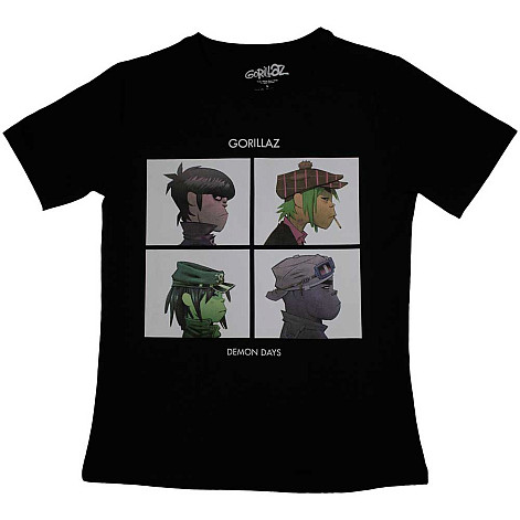 Gorillaz tričko, Demon Days Black, dámské