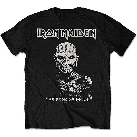 Iron Maiden tričko, The Book of Souls White Contrast Black, pánské