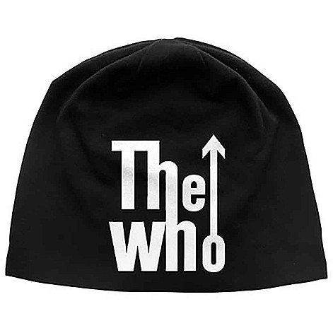 The Who zimní bavlněný kulich, Logo Black, unisex