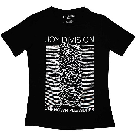 Joy Division tričko, Unknown Pleasures FP Black, dámské