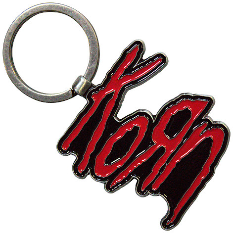 Korn kovová klíčenka 45 mm, Red Logo