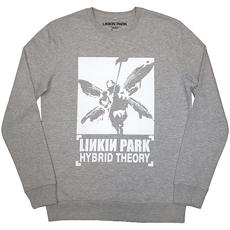 Linkin Park mikina, Sweatshirt Soldier Hybrid Theory Grey, pánská