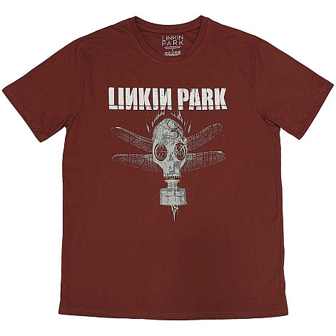 Linkin Park tričko, Gas Mask Red, pánské