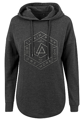 Linkin Park mikina, OML Oversize Charcoal, dámská