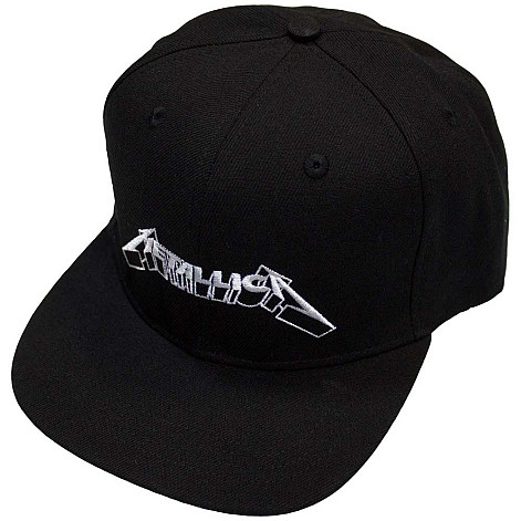 Metallica kšiltovka snapback, 3D Logo Black, uni