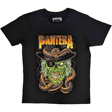 Pantera tričko, Snake & Skull Black, pánské