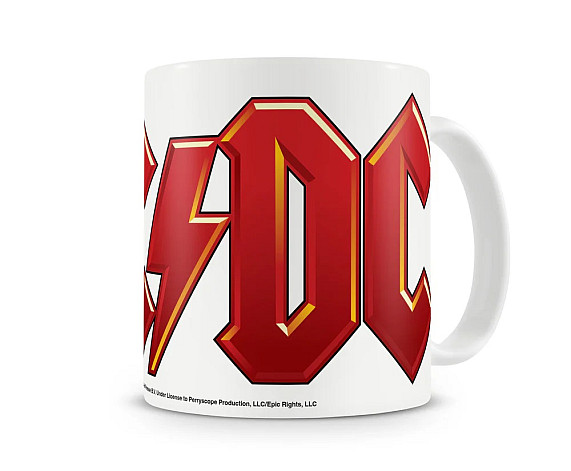 AC/DC keramický hrnek 250ml, AC/DC Logo Red