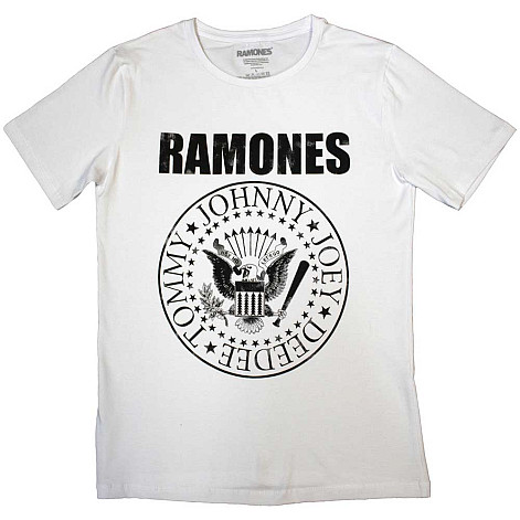 Ramones tričko, Presidential Seal White, dámské