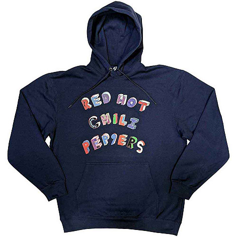 Red Hot Chili Peppers mikina, Colourful Letters Navy Blue, pánská