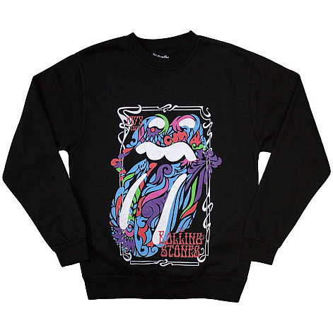 Rolling Stones mikina, Sweatshirt Colour Swirls Black, pánská