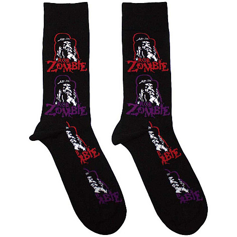 Rob Zombie ponožky, Multicolour Repeats Black, unisex - velikost 7 až 11 (40 až 45)