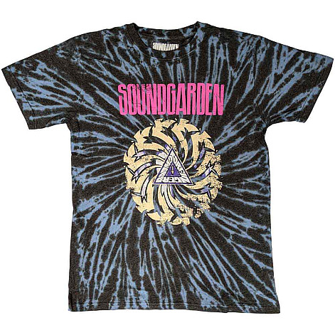 Soundgarden tričko, Badmotorfinger Dip Dye Wash Blue, pánské