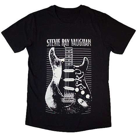 Stevie Ray Vaughan tričko, Guitar Black, pánské