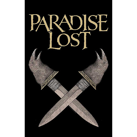 Paradise Lost textilní banner PES 70cm x 106cm, Obsidian Dagger