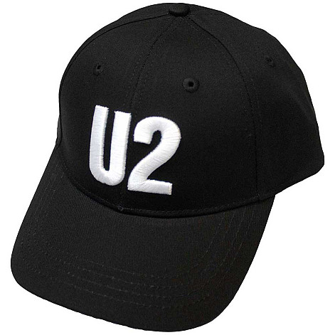 U2 kšiltovka, White Logo Black