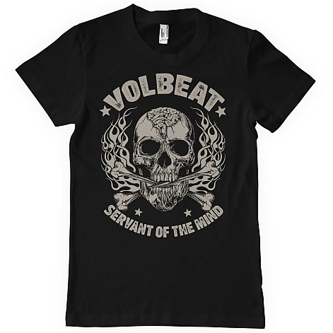 Volbeat tričko, Skull & Crossbones Black, pánské