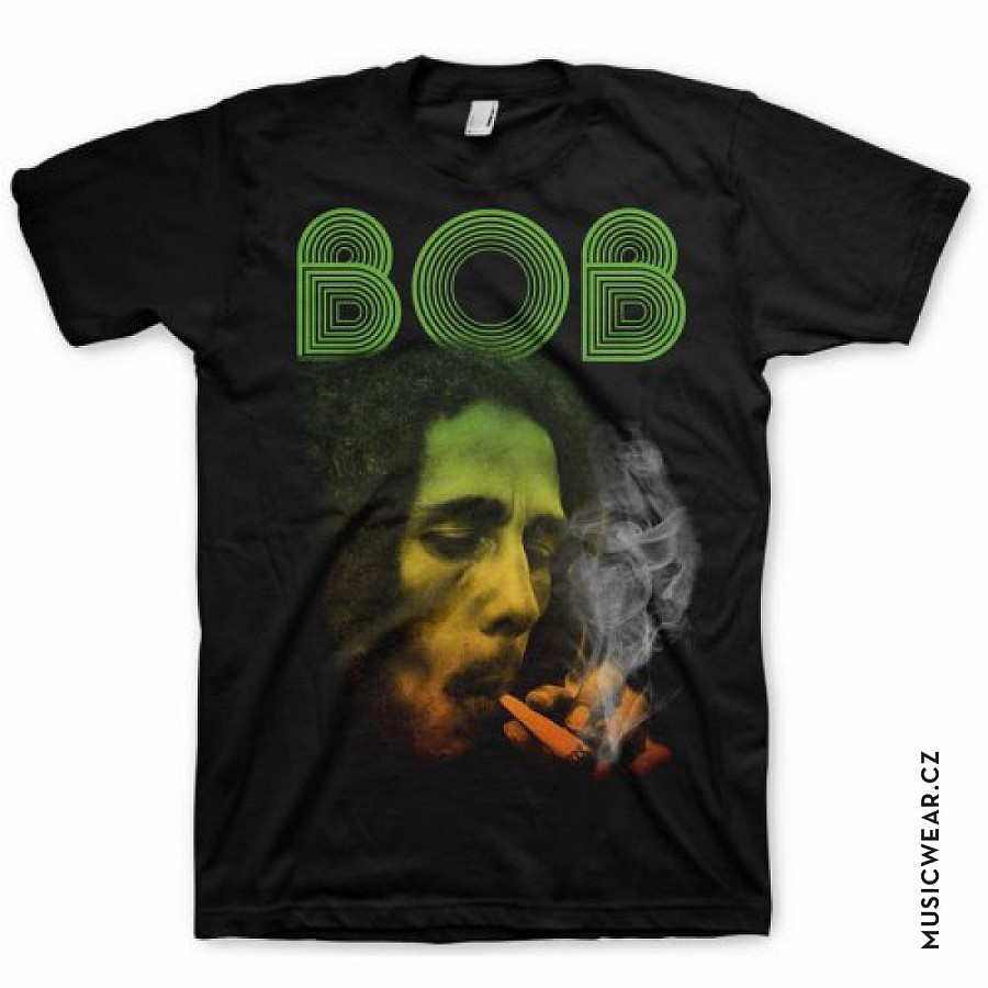 Bob Marley tričko, Smoking Da Erb, pánské, velikost XL