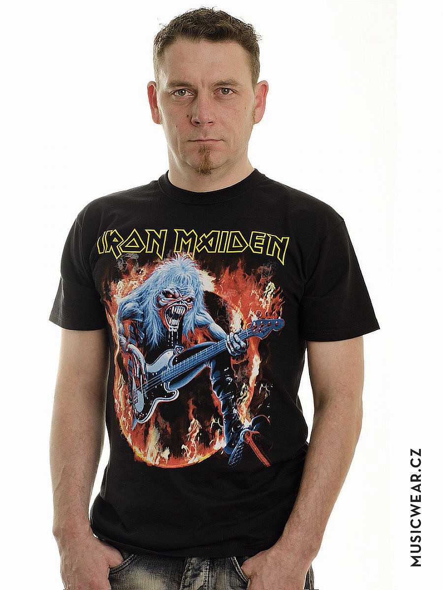 Iron Maiden tričko, Fear Live Flames, pánské, velikost L
