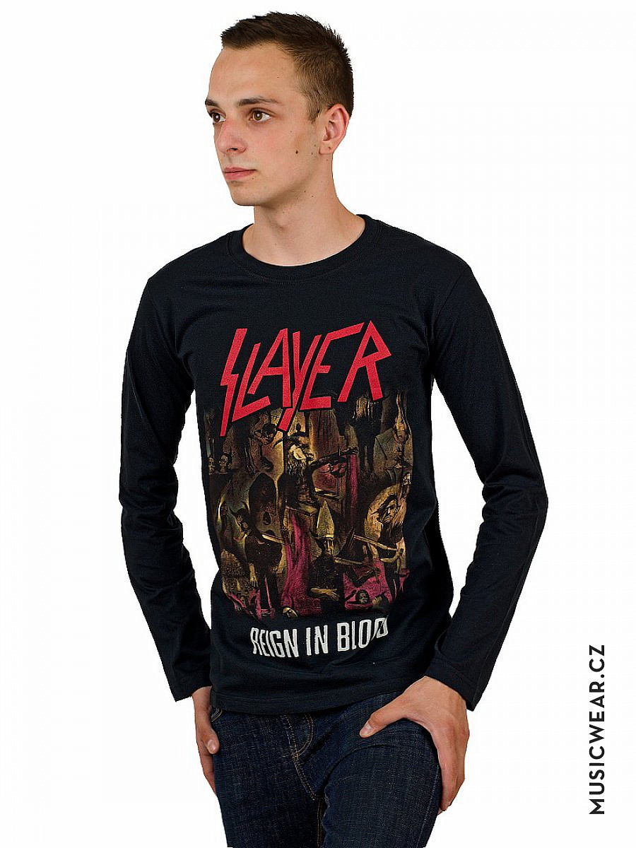 Slayer tričko dlouhý rukáv, Reign in Blood, pánské, velikost S