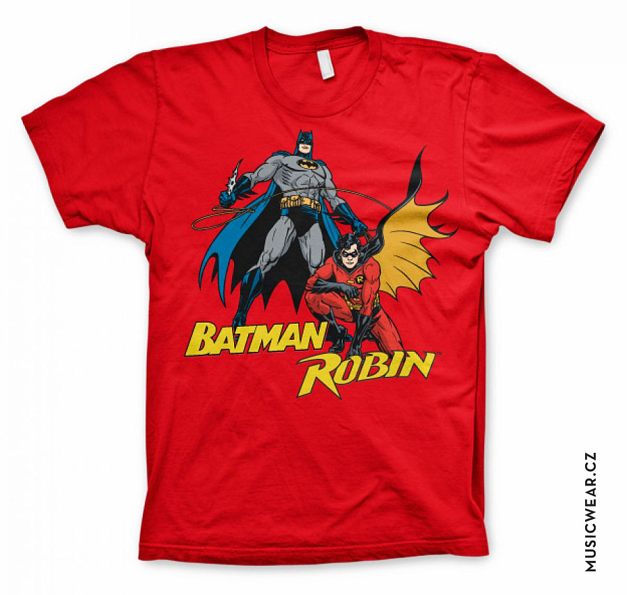 Batman tričko, Batman &amp; Robin, pánské, velikost XL