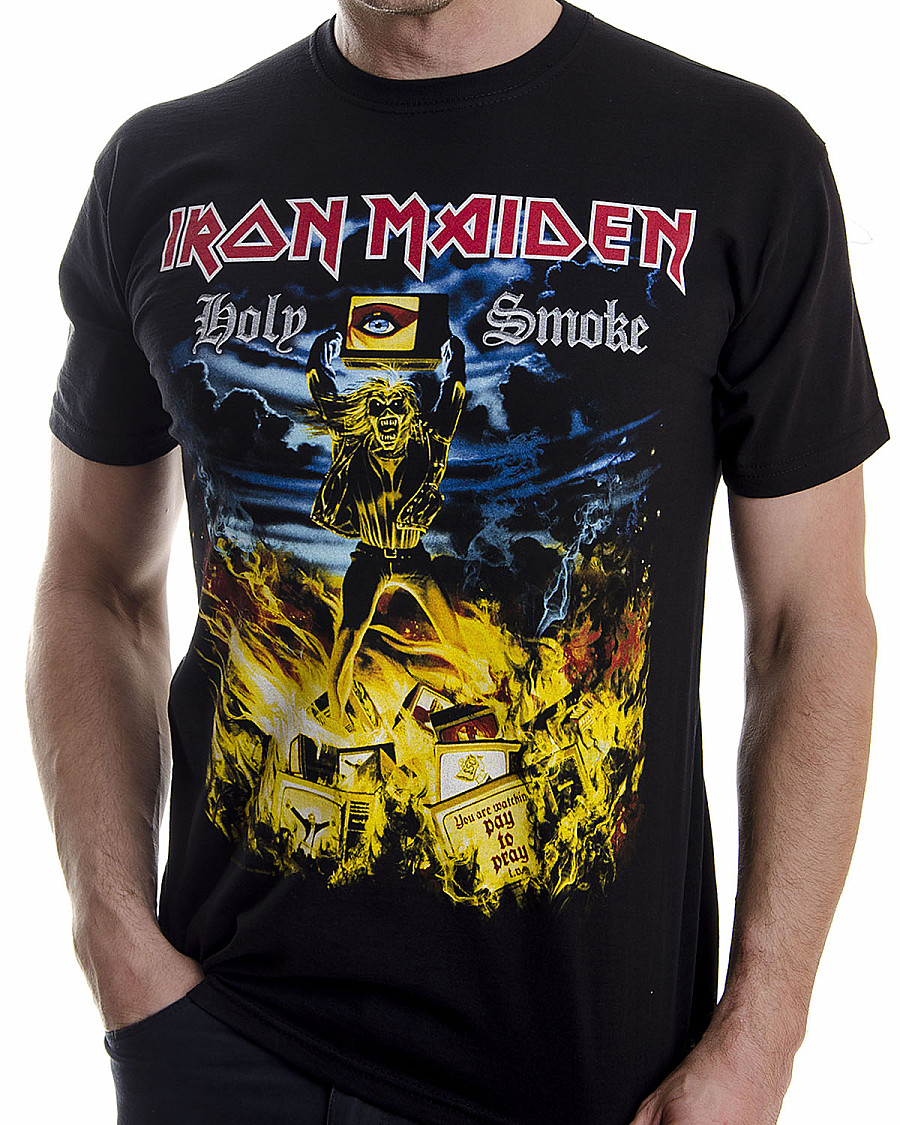 Iron Maiden tričko, Holy Smoke, pánské, velikost XXL