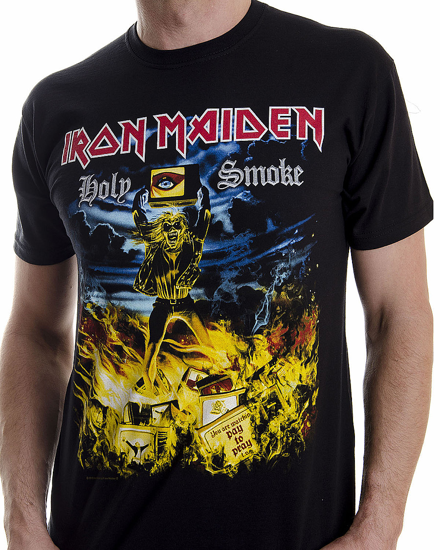 Iron Maiden tričko, Holy Smoke, pánské, velikost L