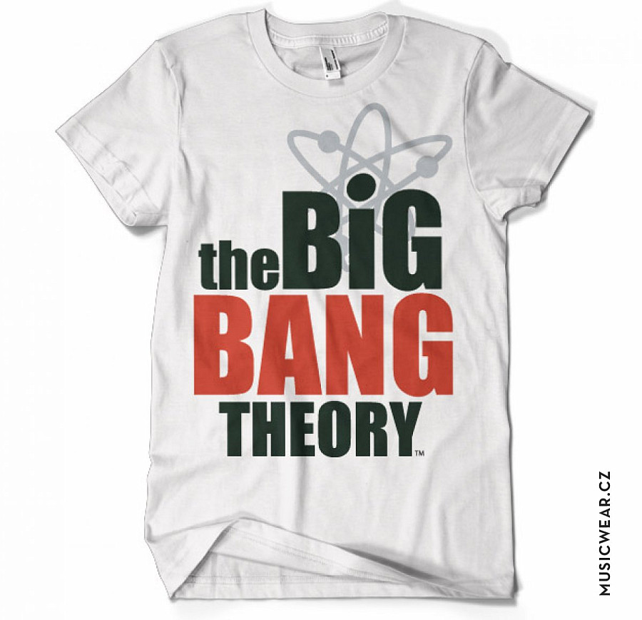 The Big Bang Theory tričko, Logo White, pánské, velikost M