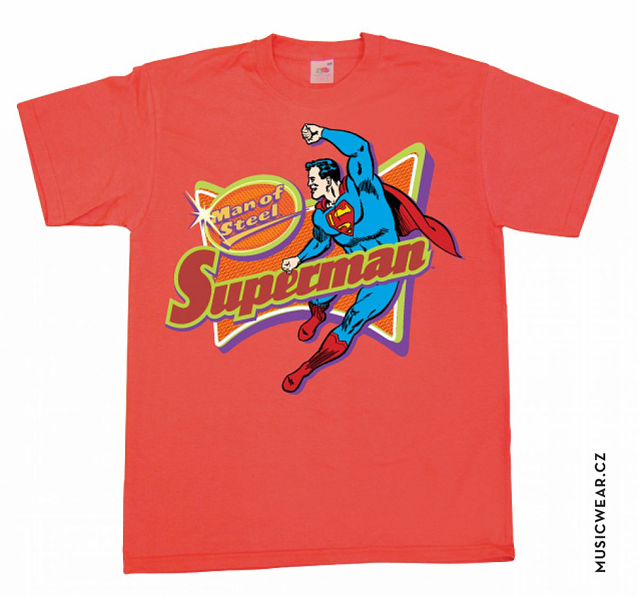 Superman tričko, The Man Of Steel, pánské, velikost M