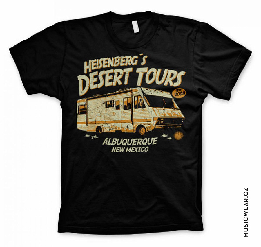 Breaking Bad tričko, Heisenbergs Desert Tours, pánské, velikost M
