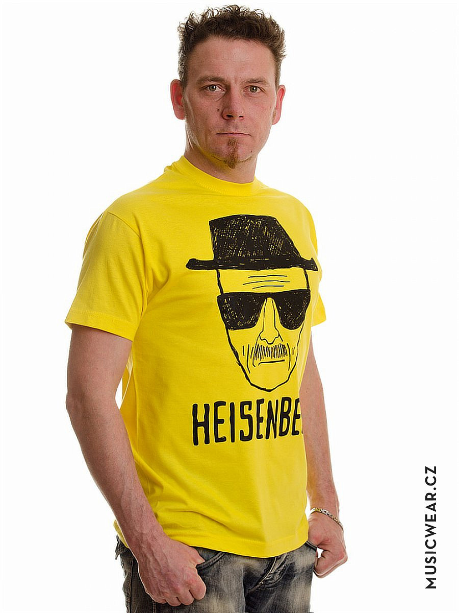 Breaking Bad tričko, Heisenberg Sketch Yellow, pánské, velikost XL