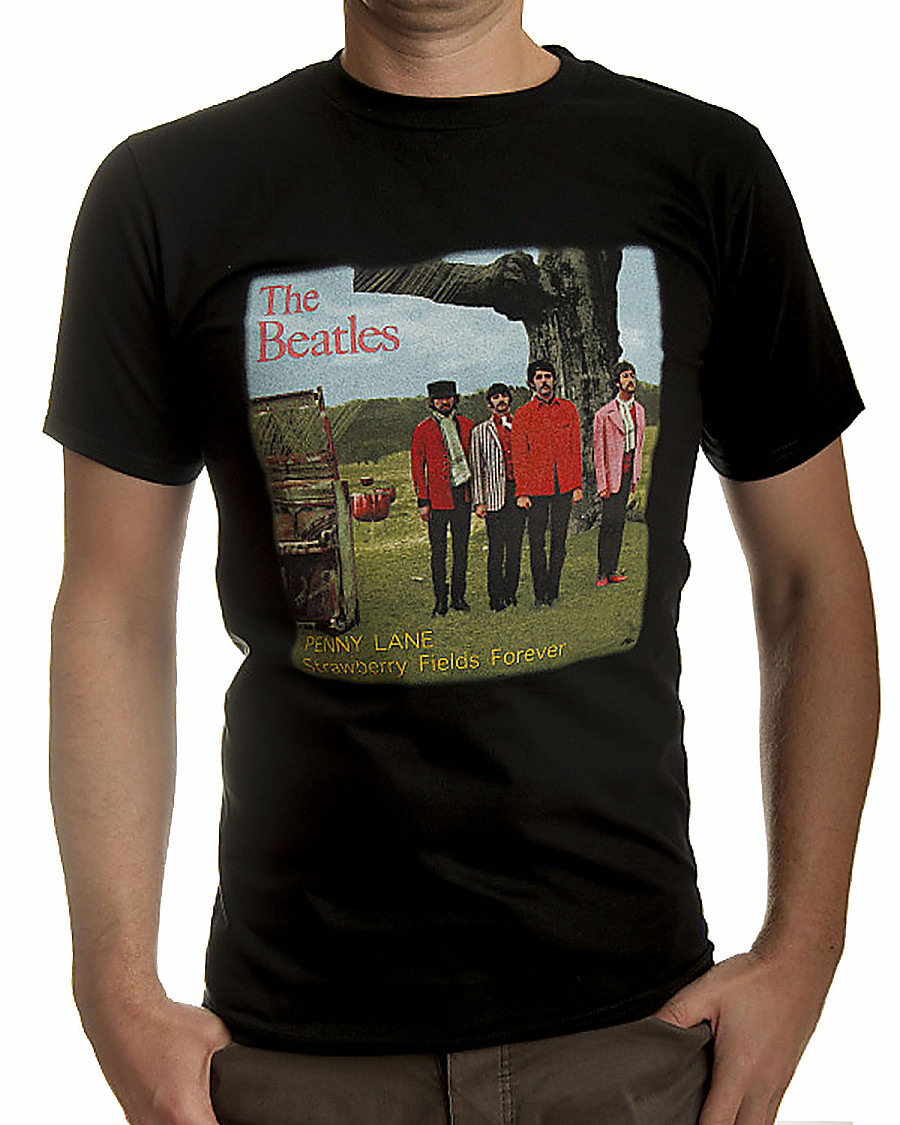 The Beatles tričko, Strawberry Fields Forever, pánské, velikost XXL