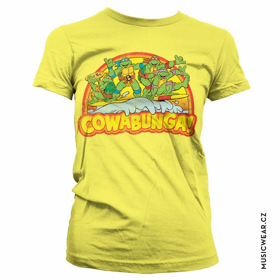 Želvy Ninja tričko, Cowabunga Girly, dámské, velikost XXL