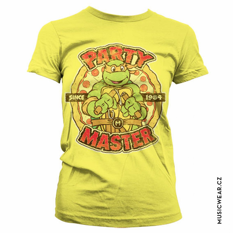 Želvy Ninja tričko, Party Master Since 1984 Girly, dámské, velikost XL