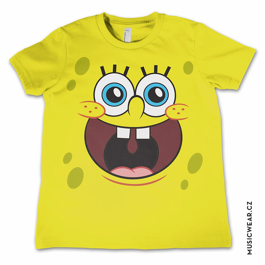 SpongeBob Squarepants tričko, Happy Face Kids, dětské, velikost XL velikost XL (12 let)