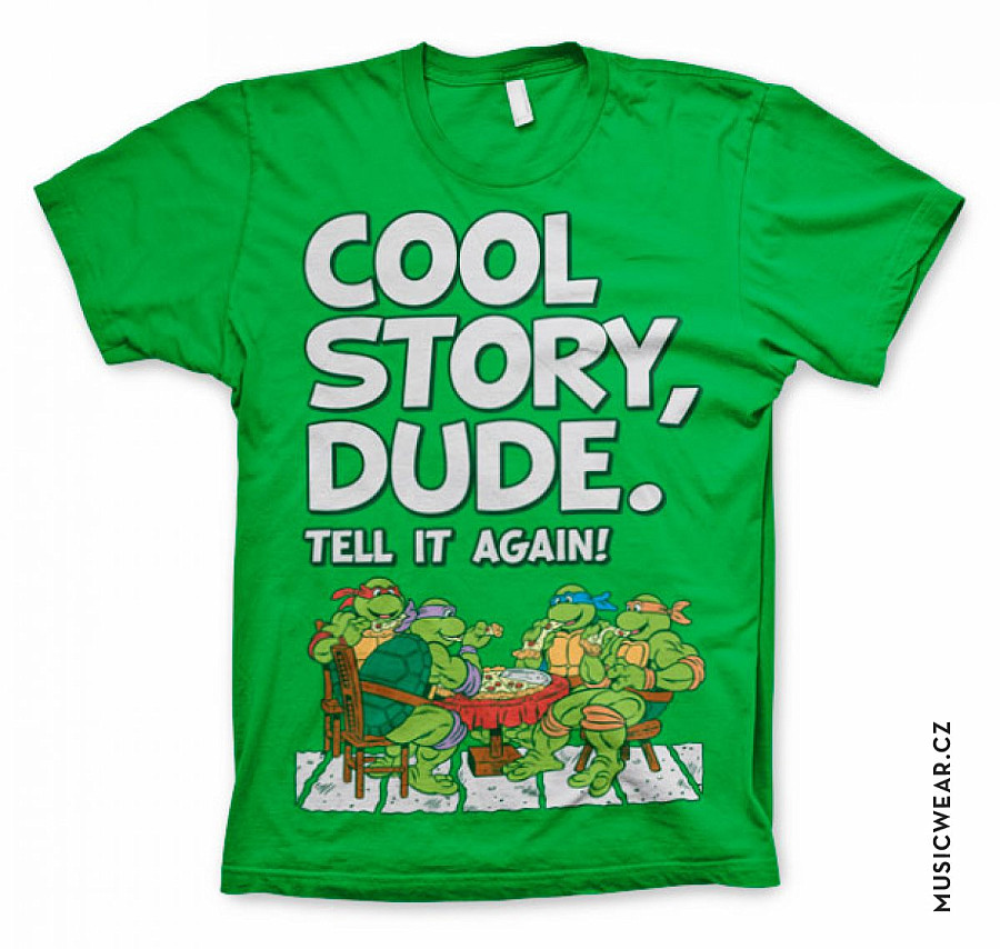 Želvy Ninja tričko, Cool Story Dude, pánské, velikost L