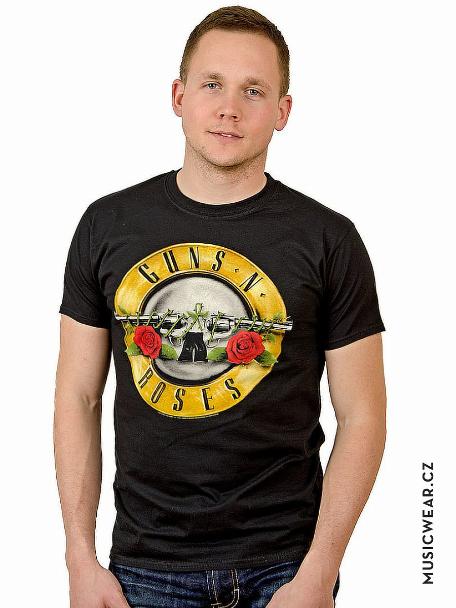 Guns N Roses tričko, Classic Logo, pánské, velikost S