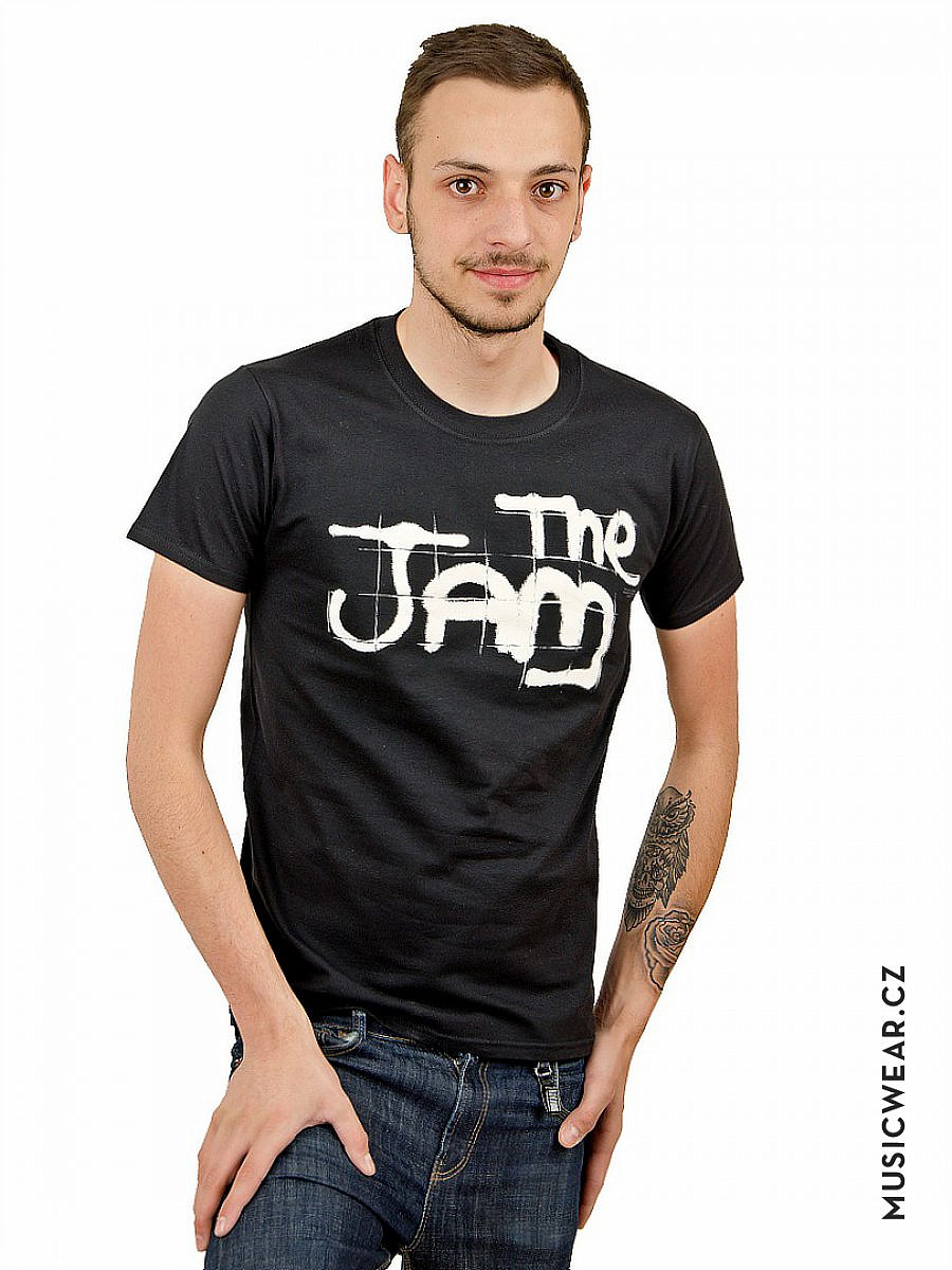The Jam tričko, Spray Logo Black, pánské, velikost M