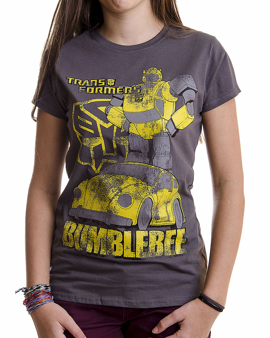 Transformers tričko, Bumblebee Distressed, dámské, velikost M