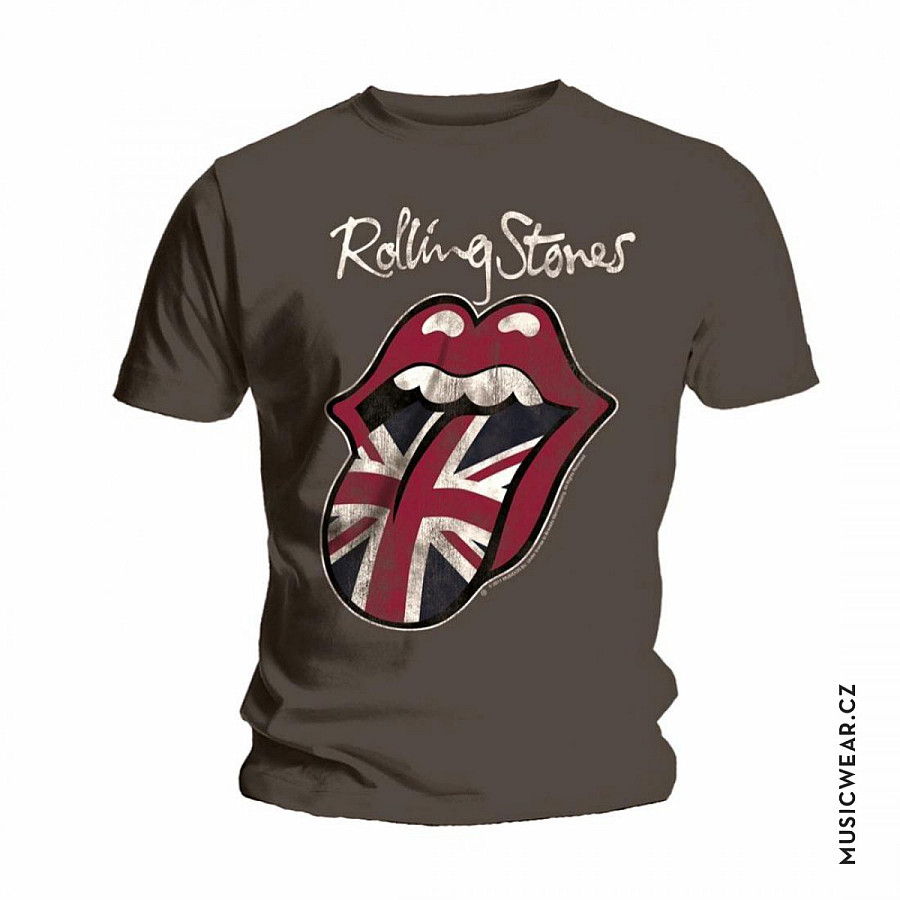 Rolling Stones tričko, Union Jack, pánské, velikost M