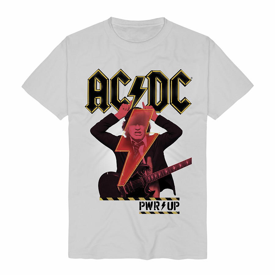 AC/DC tričko, PWRUP Angus Devil Grey, pánské, velikost XXL