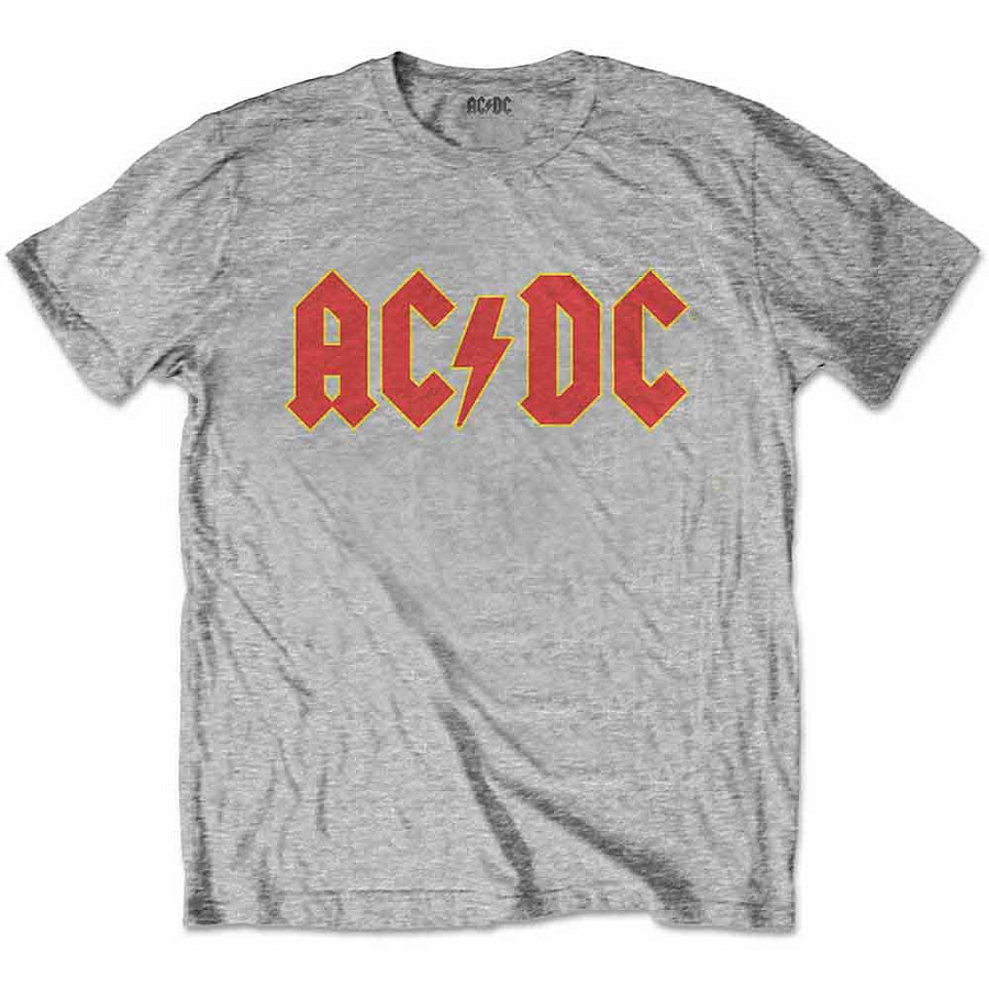 AC/DC tričko, Logo Heather Grey, dětské, velikost L velikost L věk (9-10 let)