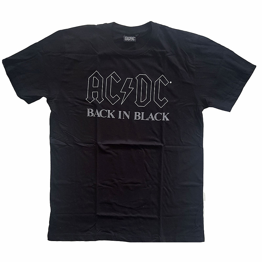 AC/DC tričko, Back in Black Black, pánské, velikost M